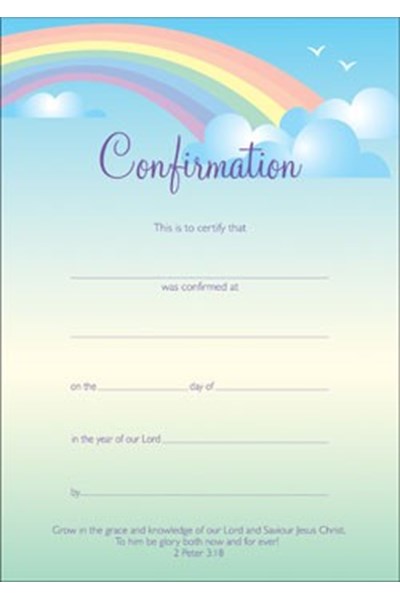 Confirmation Certificate (Rainbow)