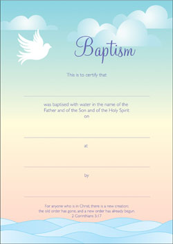Baptism Certificates