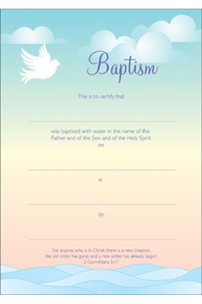 Baptism Certificates