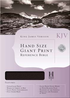 KJV Hand Size Large Print Reference Bible