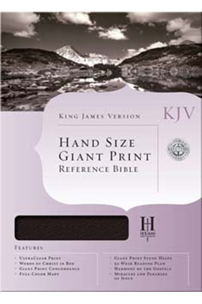 KJV Hand Size Large Print Reference Bible
