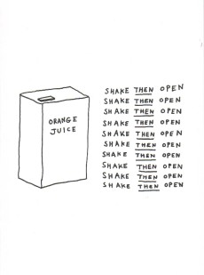 Dave Walker Card: Orange Juice