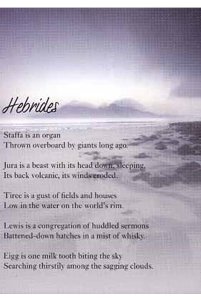 'Hebrides' notecard