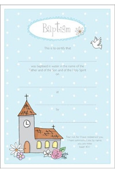 Baptism Certificate (Adult)