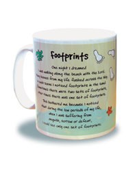 Footprints Mug
