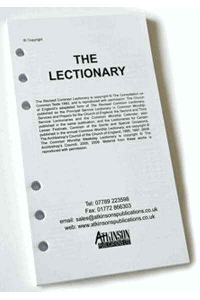 Parson's Pocket Book Loose Leaf Lectionary 2017