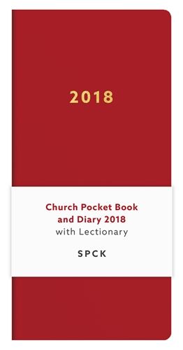 Church Pocket Book and Diary 2018 (red)