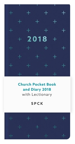 Church Pocket Book and Diary 2018 (blue geometric design)