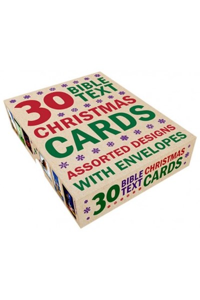 30 Bible Text Christmas Cards