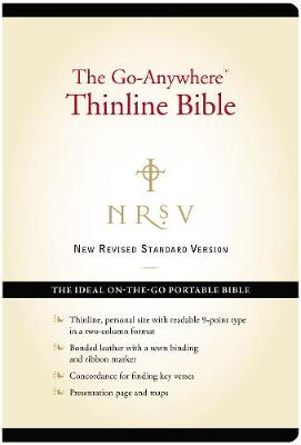 NRSV, The Go-Anywhere Thinline Bible, Bonded Leather, Black