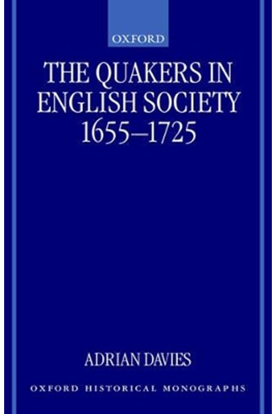 Quakers in English Society, 1655-1725