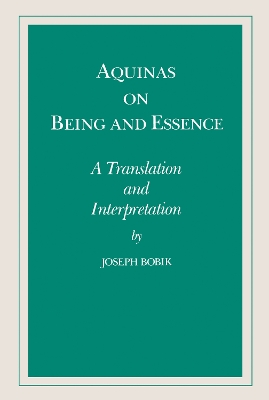 Aquinas on Being and Essence