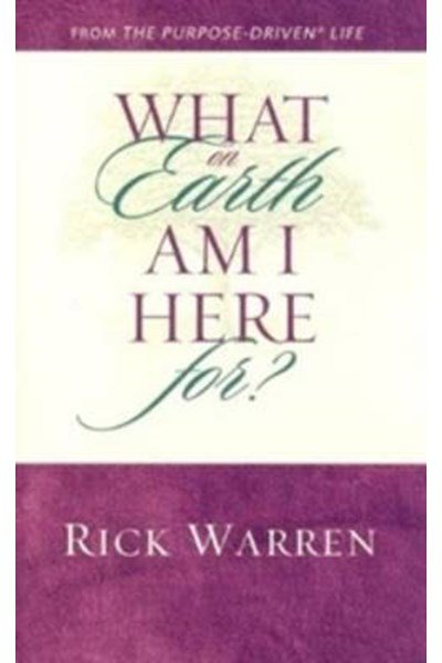 What on Earth am I Here For?