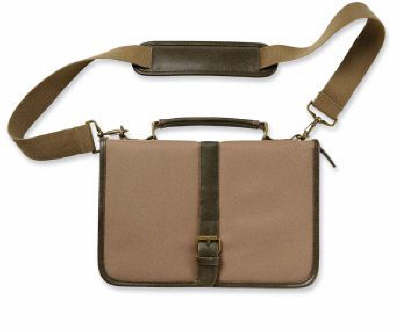 Canvas Expedition Mocha with Shoulder Strap Large