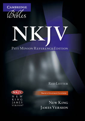 NKJV Pitt Minion Reference Edition NK446XR Brown Goatskin Leather