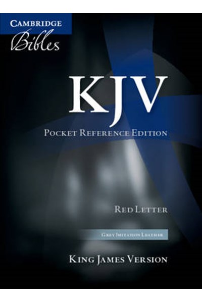 KJV Pocket Reference Edition KJ242:XR Dark Grey Imitation Leather
