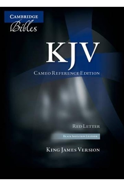 KJV Cameo Reference Edition KJ452:XR Black Imitation Leather