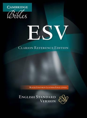 ESV Clarion Reference Edition ES486:XE Black Goatskin Leather
