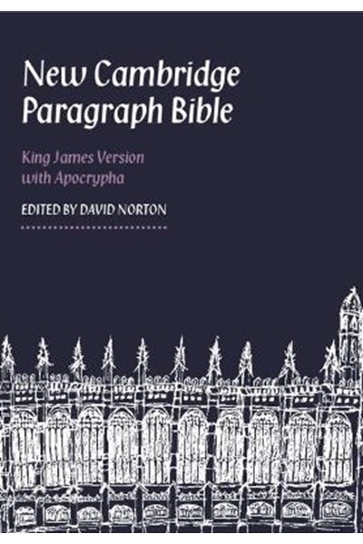 New Cambridge Paragraph Bible with Apocrypha KJ595:TA Black Calfskin