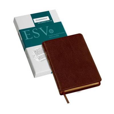 ESV Pitt Minion Reference Bible, Brown Calfsplit Leather, Red Letter Text ES444:XR