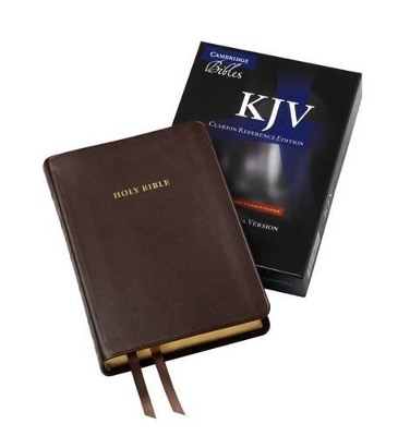 KJV Clarion Reference Edition KJ485:X Brown Calfskin Leather