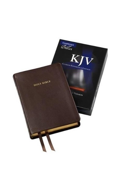 KJV Clarion Reference Edition KJ485:X Brown Calfskin Leather