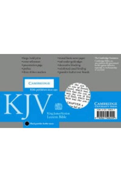 KJV Lectern Edition Black Goatskin Leather 295