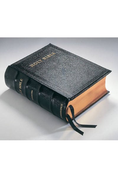 KJV Lectern Edition with Apocrypha Black goatskin A295