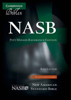 NASB Pitt Minion Reference Bible, Black Goatskin Leather, Red Letter Text NS446:XR