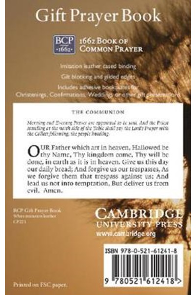 Book of Common Prayer Gift Edition 601B White