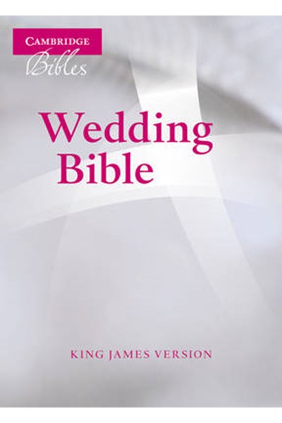 KJV Wedding Bible KJ13W White French Morocco Leather