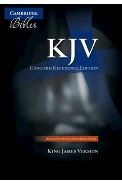 KJV Concord Reference Edition CD266 Black Goatskin Leather