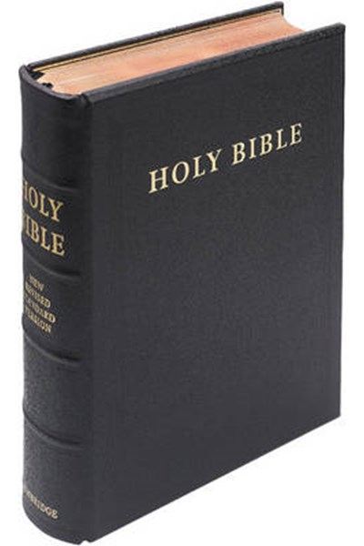 NRSV Lectern Edition NR936:TB Black Goatskin Leather