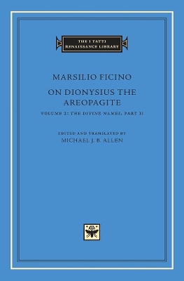 On Dionysius the Areopagite