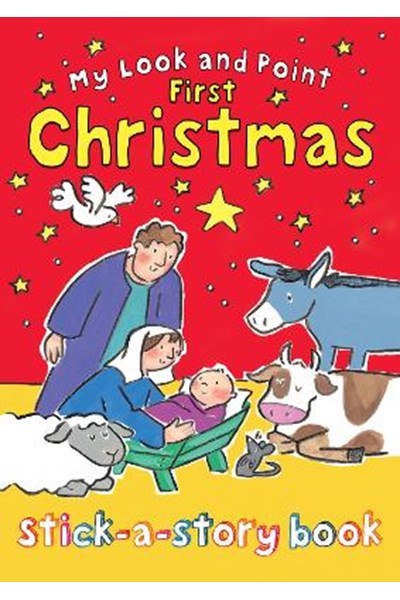 My Look and Point First Christmas Stick-a-Story Book