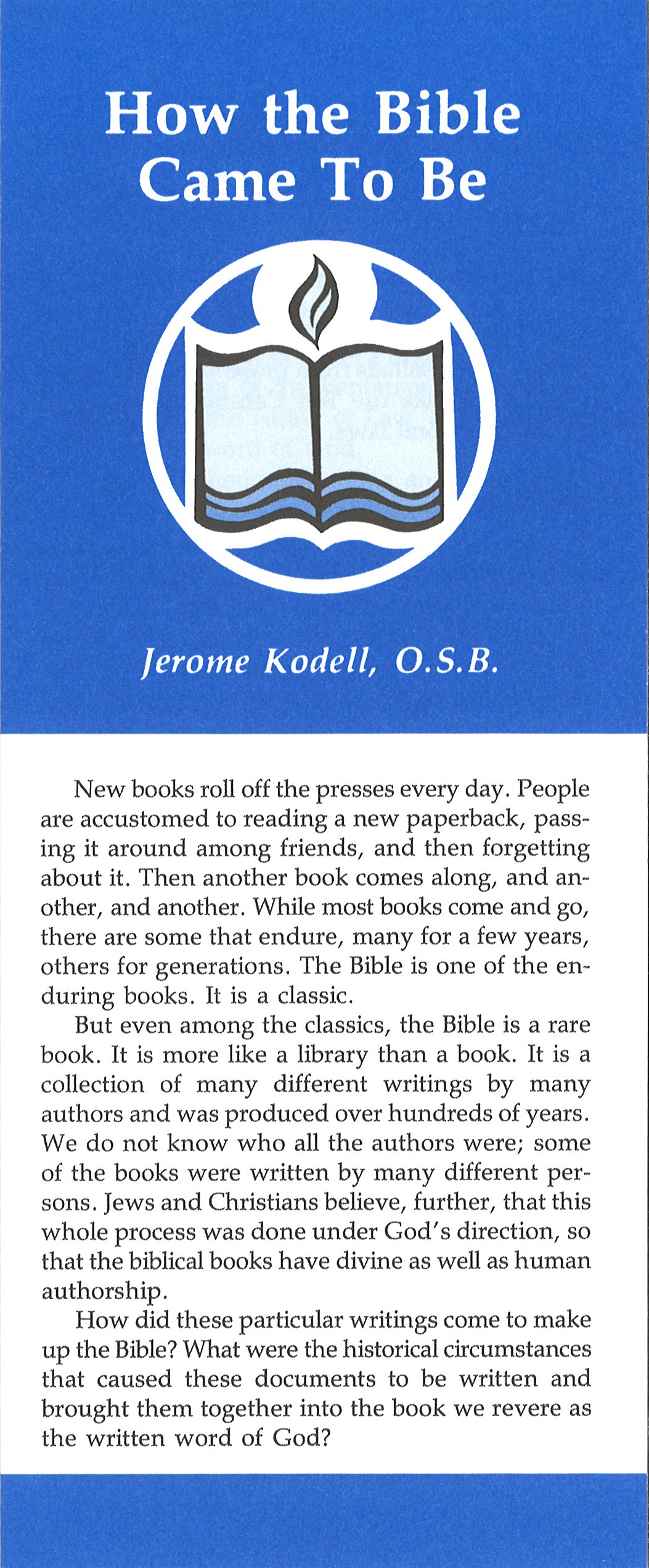 How The Bible Came To Be