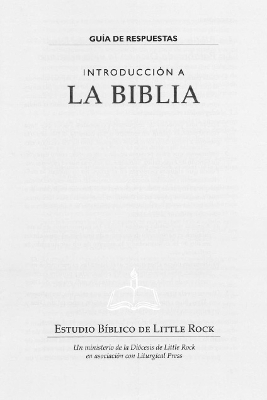 Introduccion a la Biblia - Guia de Respuestas
