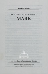 Gospel According to Mark - Answer Guide