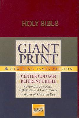 Budget Holy Bible: New King James Version Giant Print (Burgundy)