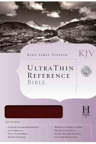 Bible Kjv U/Thin Reference Burgundy
