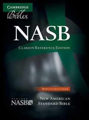 NASB Clarion Reference Bible NS485:X Brown Calfskin Leather
