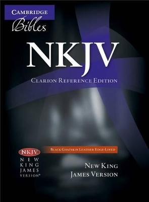 NKJV Clarion Reference Bible NK486:XE Black Goatskin Leather