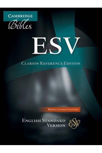 ESV Clarion Reference Edition Brown Calfskin Leather ES485:X