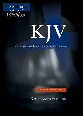 KJV Pitt Minion Reference Edition KJ442:X Black Imitation Leather