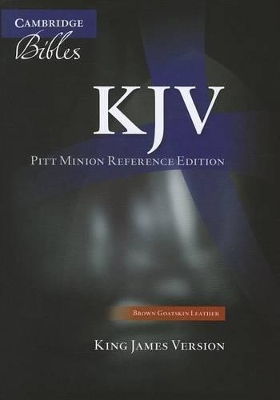 KJV Pitt Minion Reference Edition KJ446:X brown goatskin