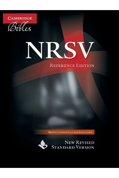 NRSV Reference Bible, Brown Edge-Lined Cowhide Leather, NR568:XE