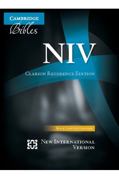NIV Clarion Reference Bible, Black Calf Split Leather, NI484:X