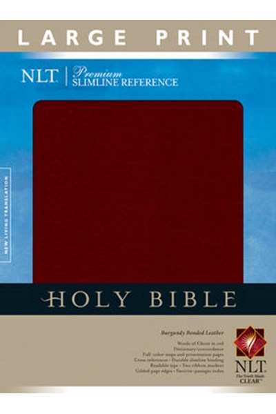 Slimline Reference Bible-NLT-Large Print