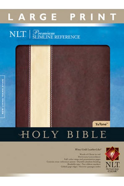 Premium Slimline Large Print Bible-NLT