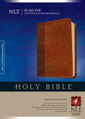 Slimline Center Column Reference Bible-NLT